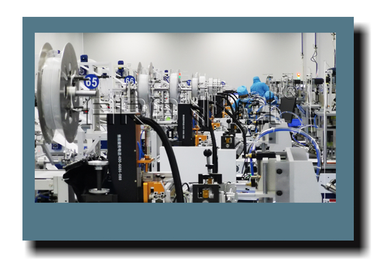 88858cc永利UV喷码机与一次性口罩机组合生产线