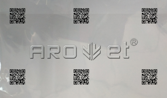 88858cc永利A-one高速UV喷码机在PE膜上喷二维码